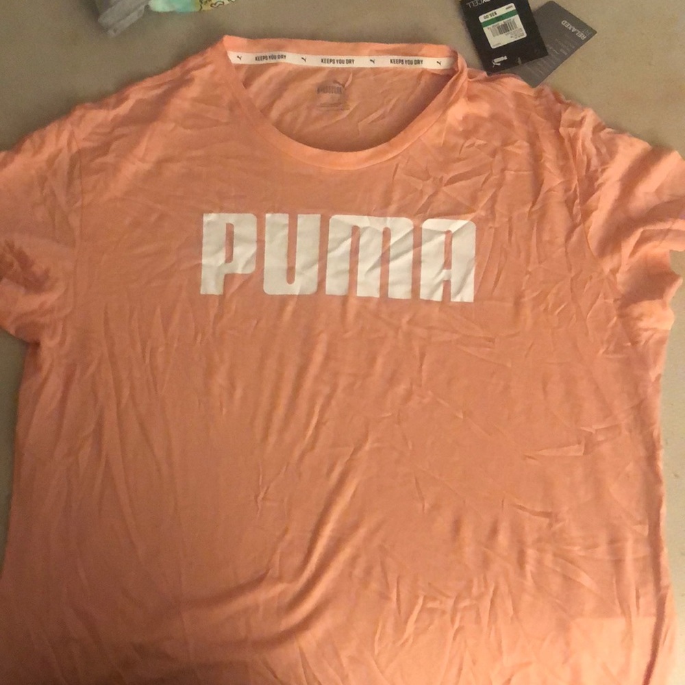 puma apricot blush shirt